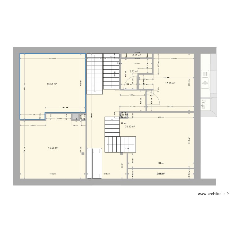 Maison PAPA et MAMAN etage futur 3. Plan de 0 pièce et 0 m2