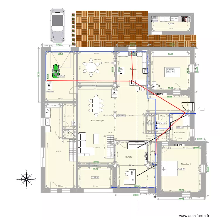 La Vergene Future Evacuations. Plan de La Vergene Future Evacuations. Plan de