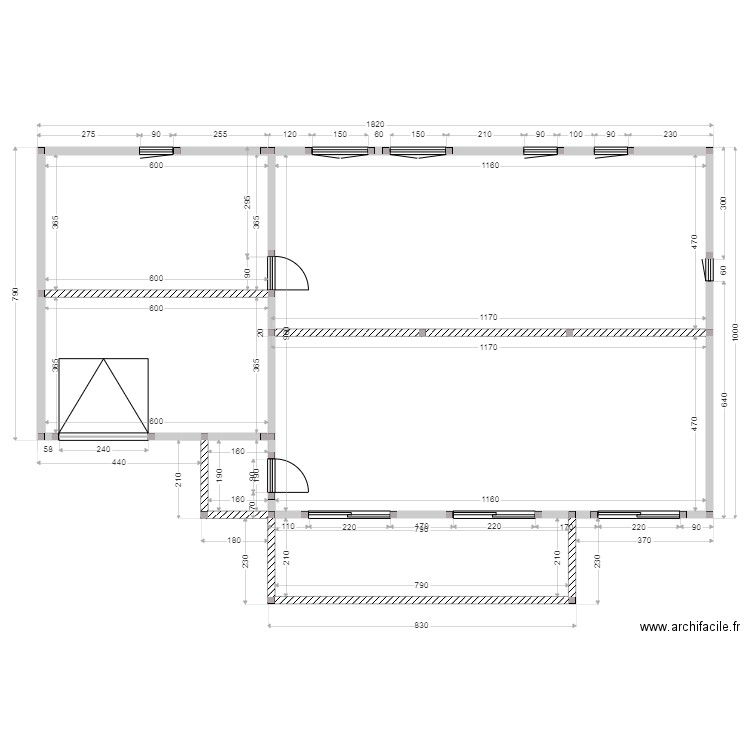 SCI SAINT ANDRE VS 4 . Plan de 5 pièces et 172 m2