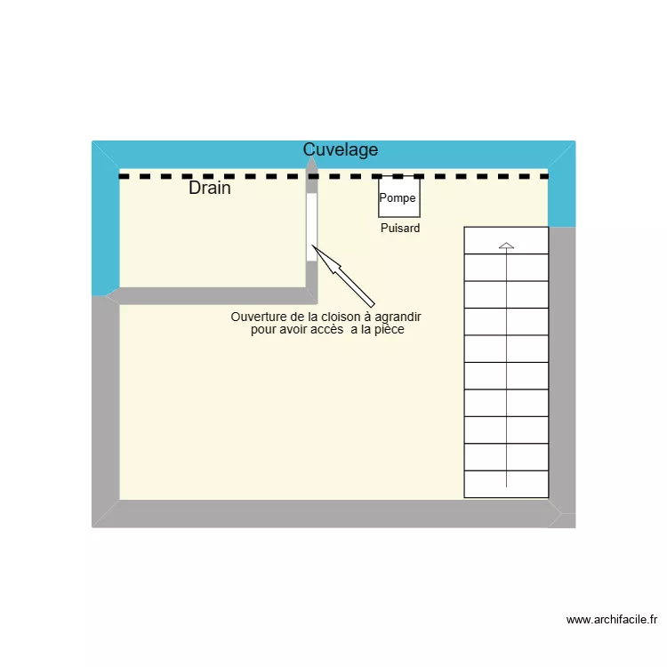 Plan M Declerck. Plan de 