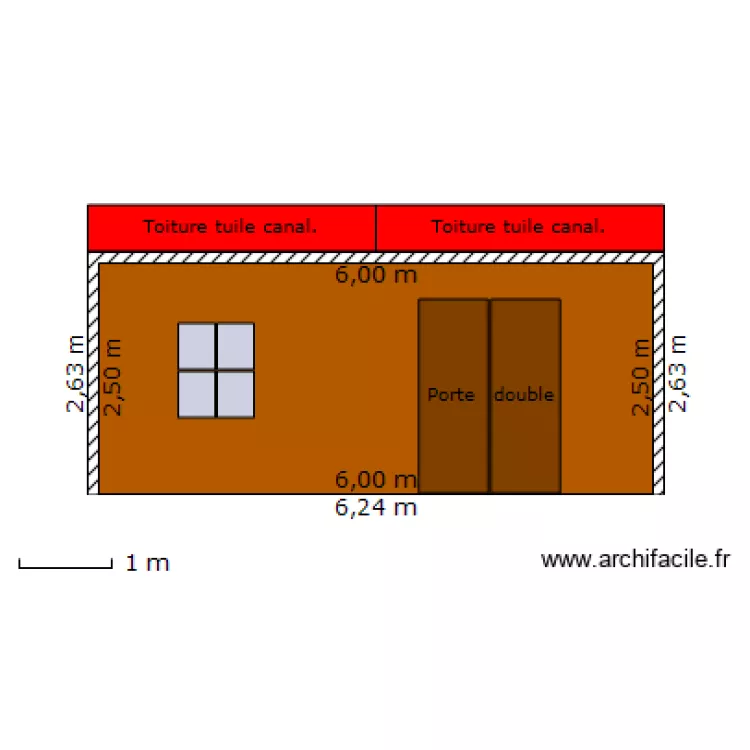 Abri de Jardin Face Nord.. Plan de Abri de Jardin Face Nord.. Plan de
