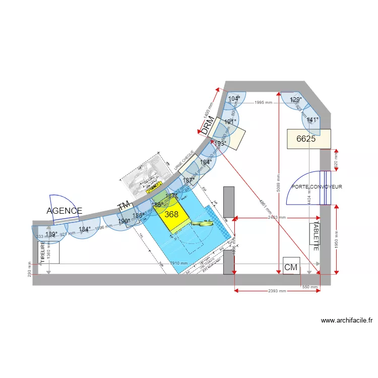 PLAN DE MASSE EXISTANT LUPINO 368. Plan de 