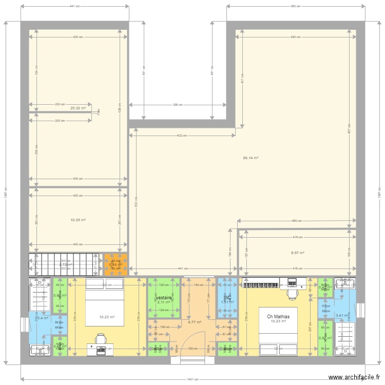 plan perso 2. Plan de 0 pièce et 0 m2