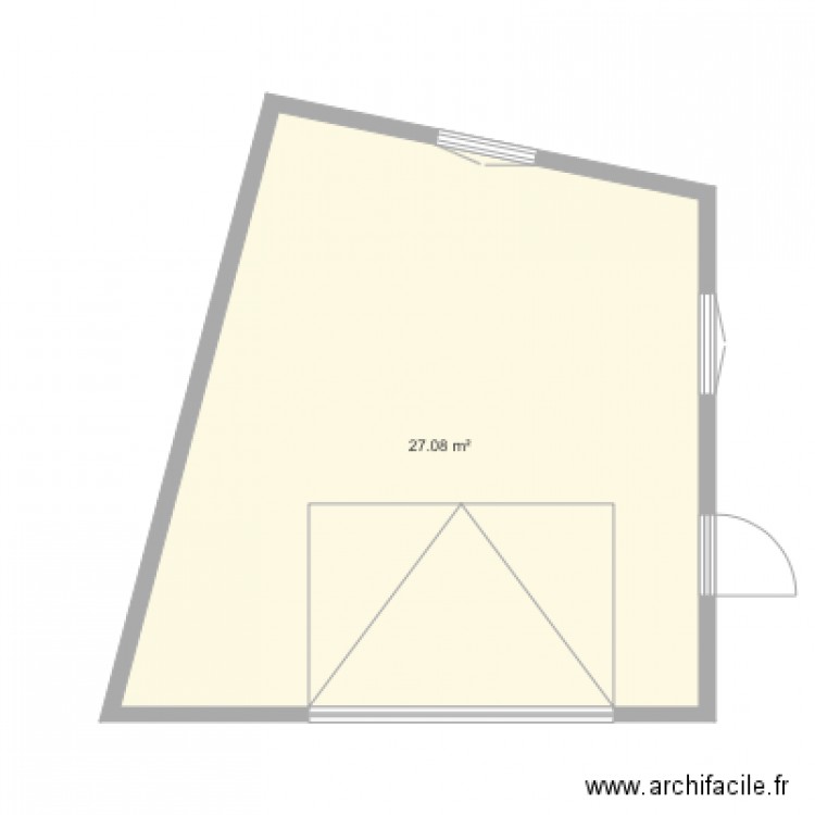 Garage annexe. Plan de 0 pièce et 0 m2