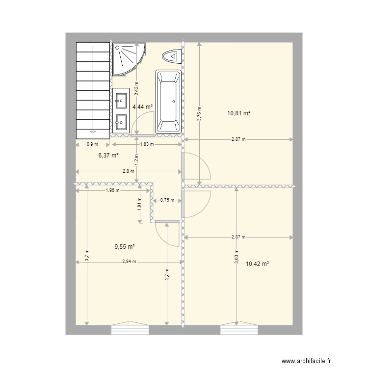 SCI TOCHA FRAVICO - etage duplex. Plan de 0 pièce et 0 m2