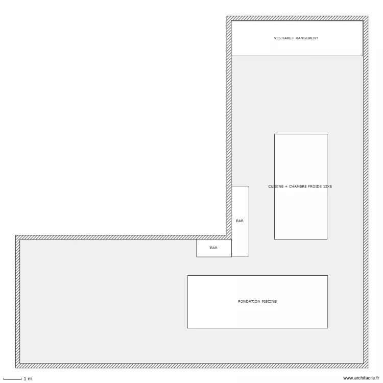 RESTO GASTRO 1ETAGE ECHELLE 1/2. Plan de RESTO GASTRO 1ETAGE ECHELLE 1/2. Plan de