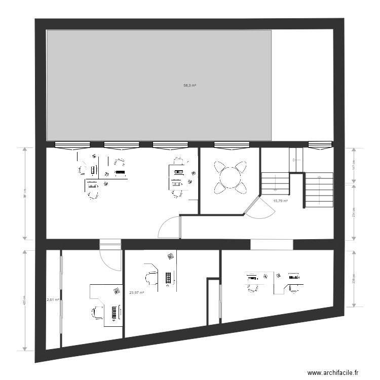 HAS Convalescent 2ème étage  . Plan de 0 pièce et 0 m2