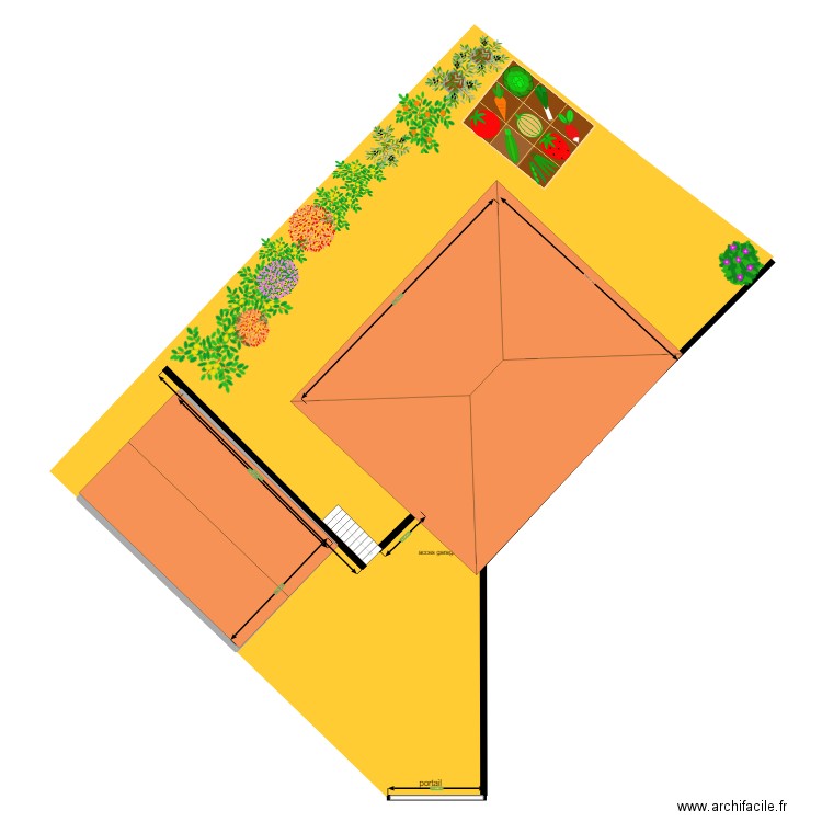 melody15. Plan de 3 pièces et 138 m2