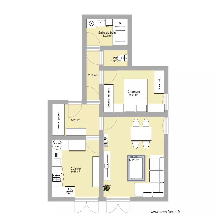 Appartement. Plan de Appartement. Plan de