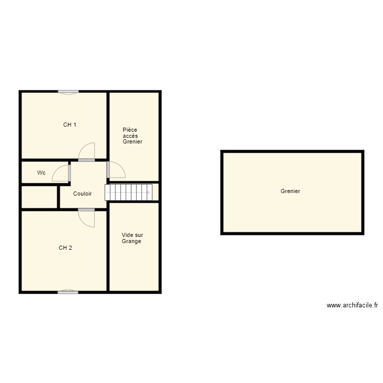 PLAN KESSE 1 étage. Plan de 0 pièce et 0 m2