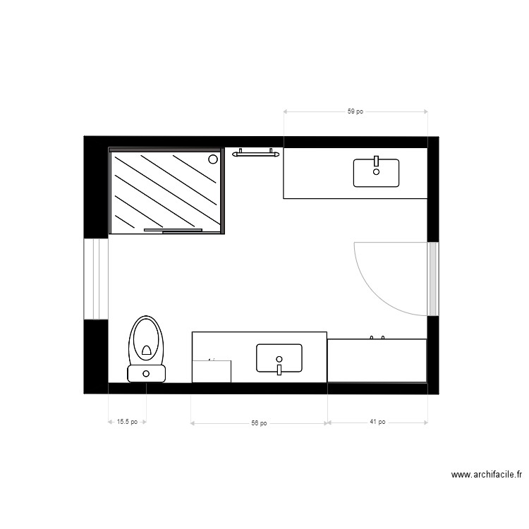lefort rdch. Plan de 0 pièce et 0 m2