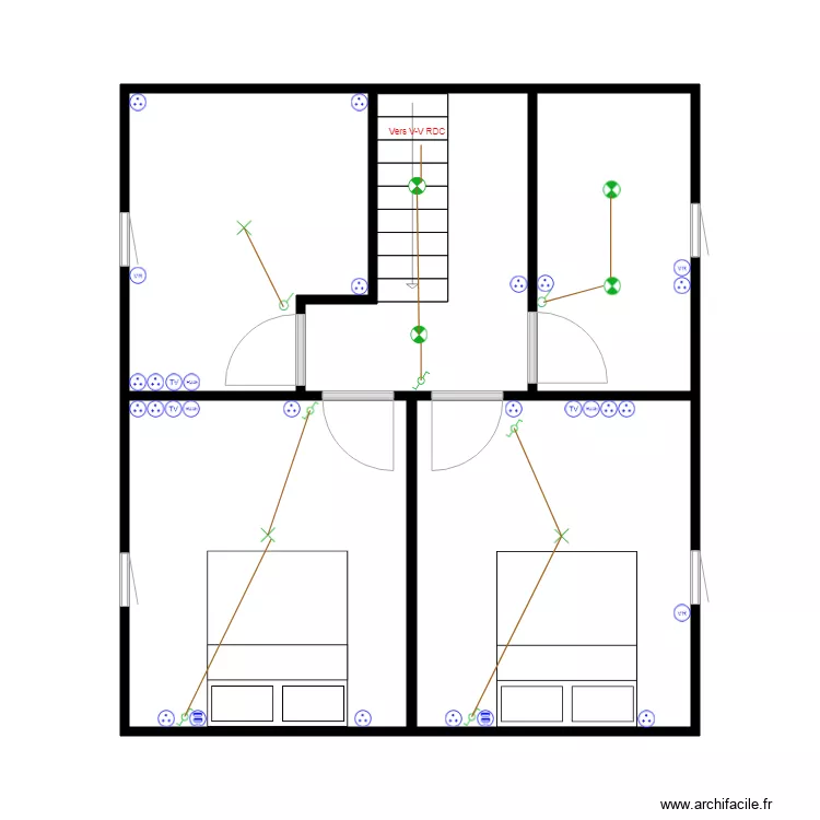 LITTERI Michel etage. Plan de 