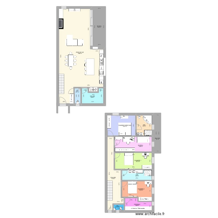 maison st vallier. Plan de 0 pièce et 0 m2