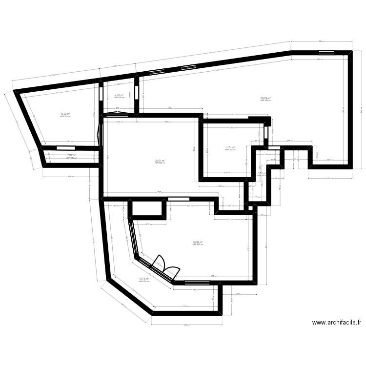 B91QS23HC existant. Plan de 0 pièce et 0 m2