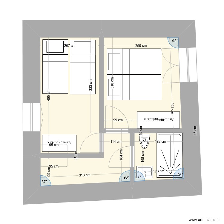 Bergerie ET0-1.2. Plan de 0 pièce et 0 m2