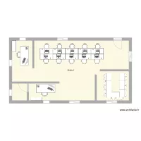 Salle informatique avec serveur