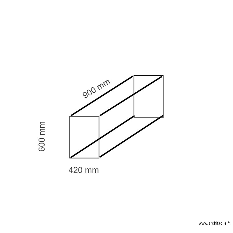 vittrine. Plan de 0 pièce et 0 m2