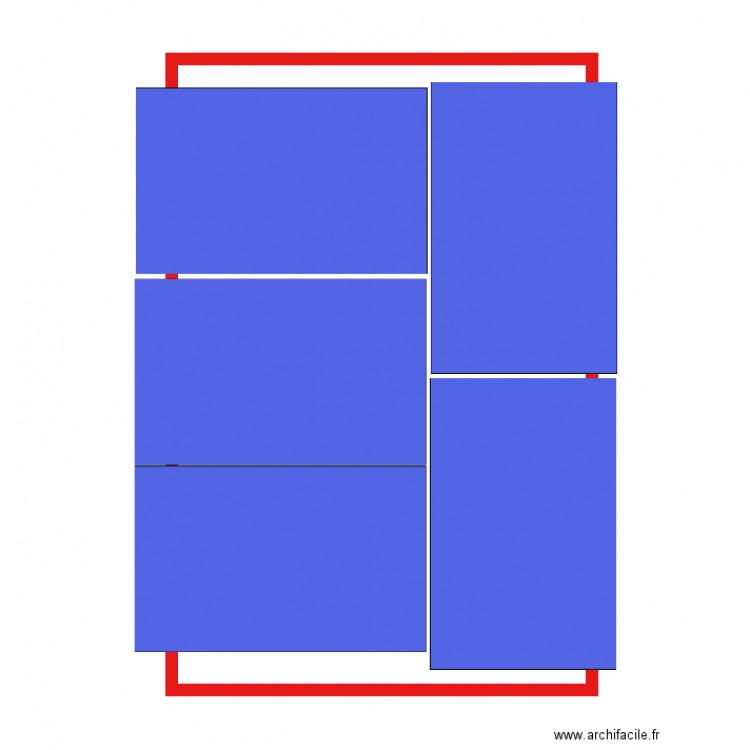 1 palette. Plan de 0 pièce et 0 m2