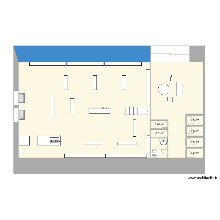 Nocibé Riom. Plan de 0 pièce et 0 m2