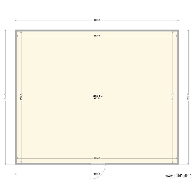 PPD 3 34x28 Single. Plan de 0 pièce et 0 m2