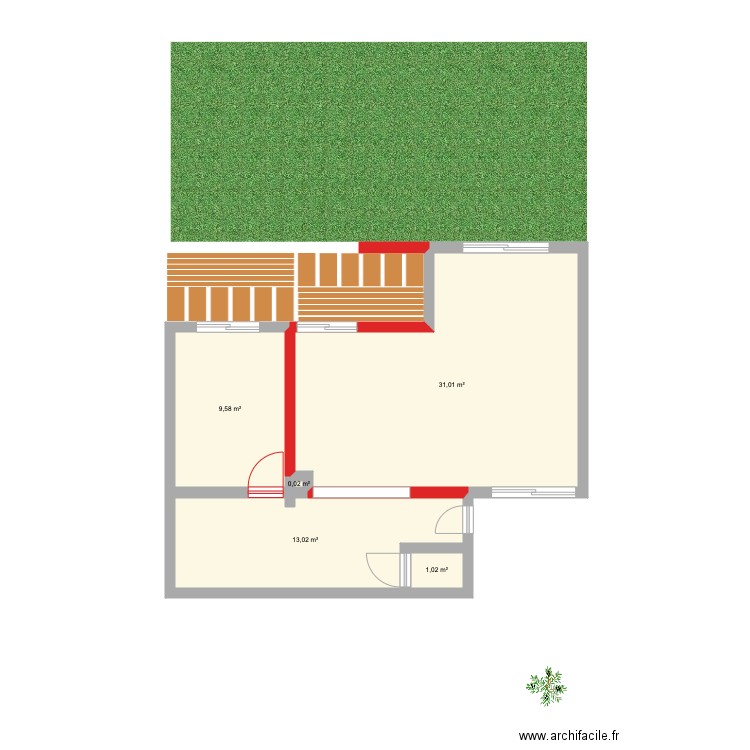 Home2. Plan de 0 pièce et 0 m2