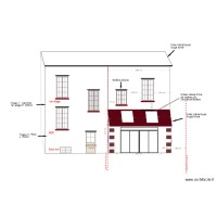 DP4 SO Plan de façade Sud Ouest PROJET V11