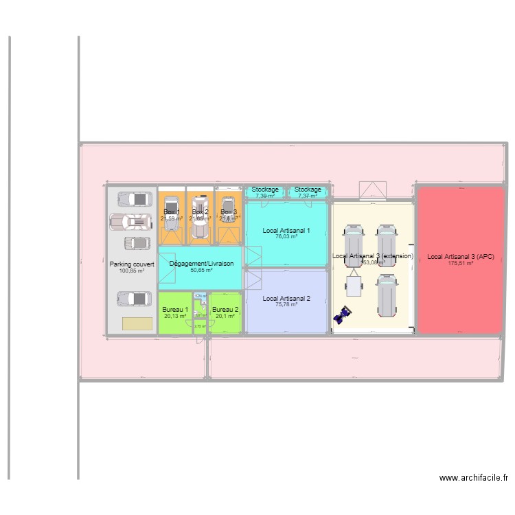 APC pou estimation locatif. Plan de 0 pièce et 0 m2