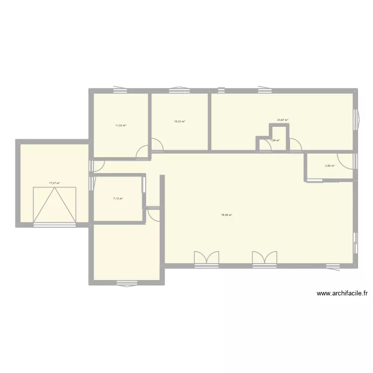 ZEFBOULAH. Plan de 8 et 155 m² ZEFBOULAH. Plan de 8 et 155 m²