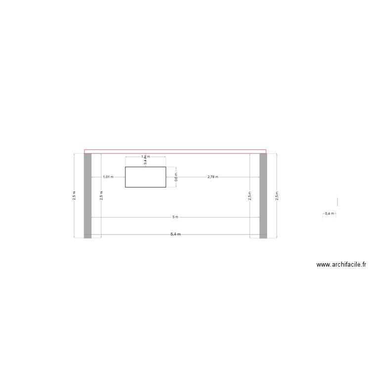 Facade Gauche. Plan de 0 pièce et 0 m2