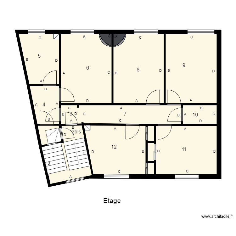 184701 ETIENNE Plomb. Plan de 0 pièce et 0 m2