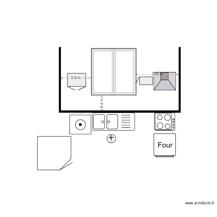 CUIDINE. Plan de 0 pièce et 0 m2