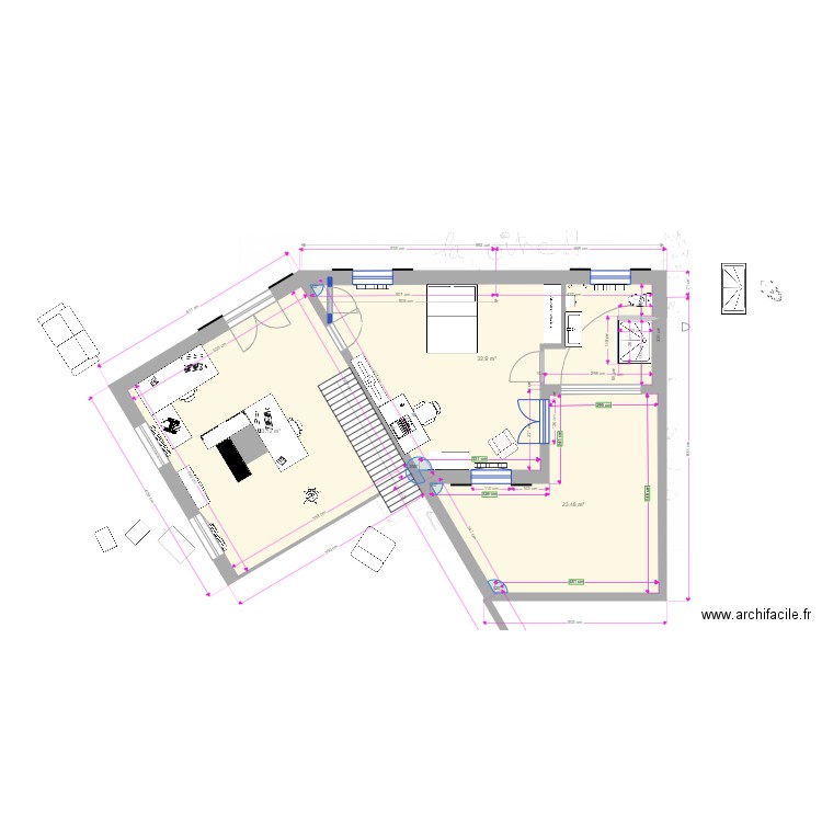 etagebureau11. Plan de 0 pièce et 0 m2