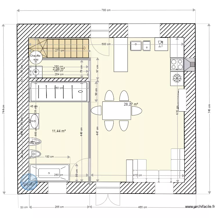 ERDGESCHOSS Mandalenska 13 Allgemeine Einrichtung. Plan de ERDGESCHOSS Mandalenska 13 Allgemeine Einrichtung. Plan de