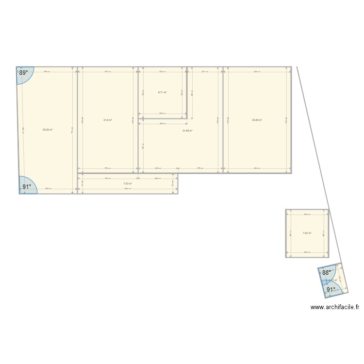 chiquot 1337 vierge. Plan de 0 pièce et 0 m2