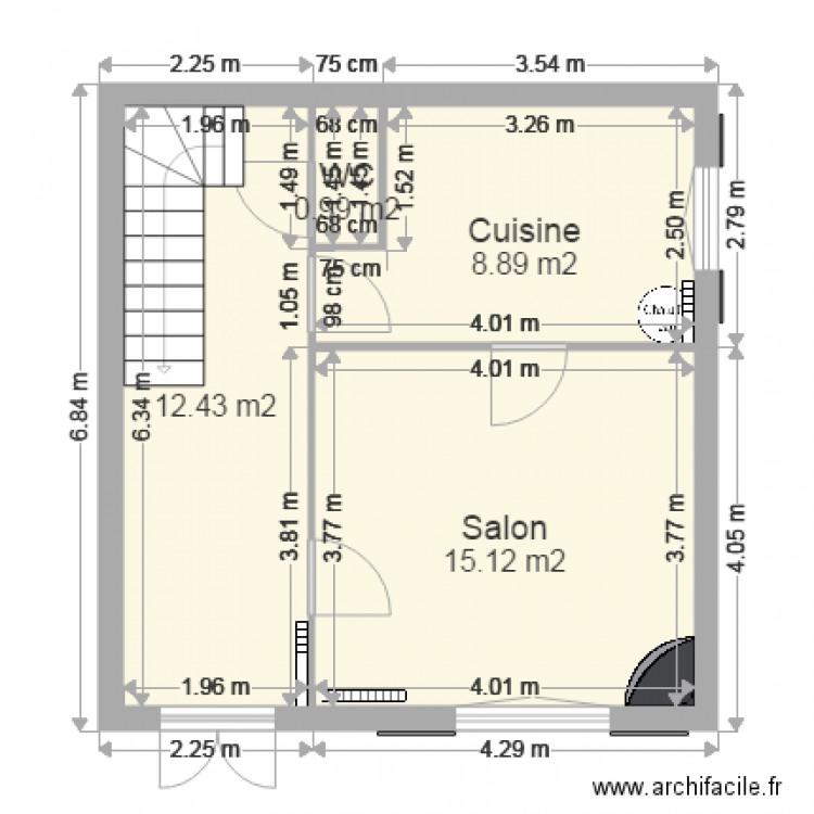 1er étage N7. Plan de 0 pièce et 0 m2