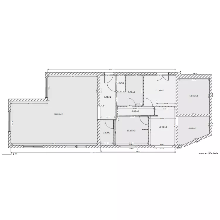 maisonCastelnauDressing. Plan de 