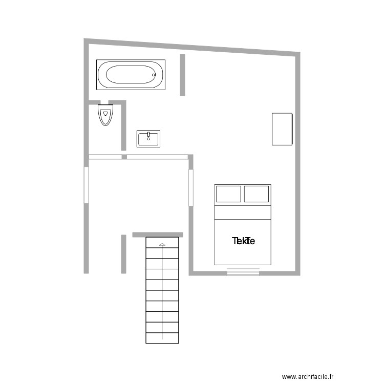 EXTENTION CHAMBRE 2. Plan de 0 pièce et 0 m2