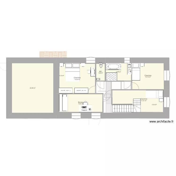 Plan Chevanceaux Carine sans porteur. Plan de 