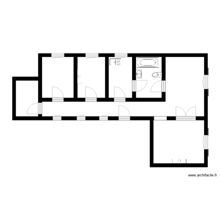 26 Quai Galuperie Bayonne. Plan de 