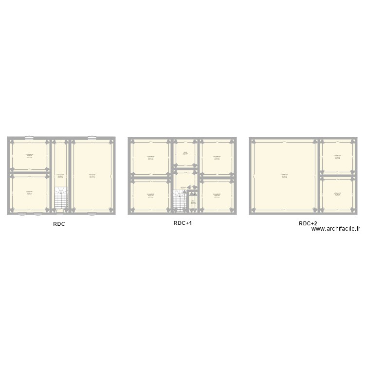  Ginette HANNICHE. Plan de 0 pièce et 0 m2