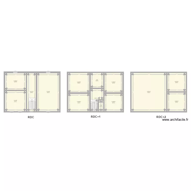  Ginette HANNICHE. Plan de 0 pièce et 0 m2