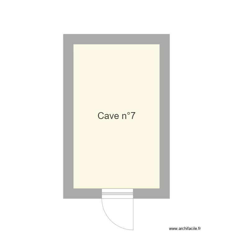 cave Aury. Plan de 