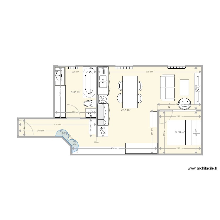 Appt Marianne 5. Plan de 0 pièce et 0 m2