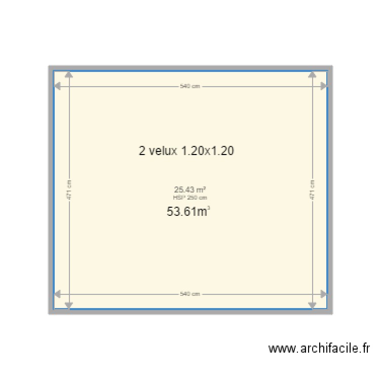 diane chambre 2eme. Plan de 0 pièce et 0 m2