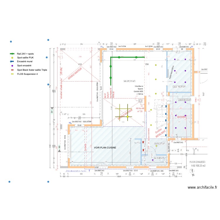 VIRGILE WICKY RDC V2. Plan de 0 pièce et 0 m2