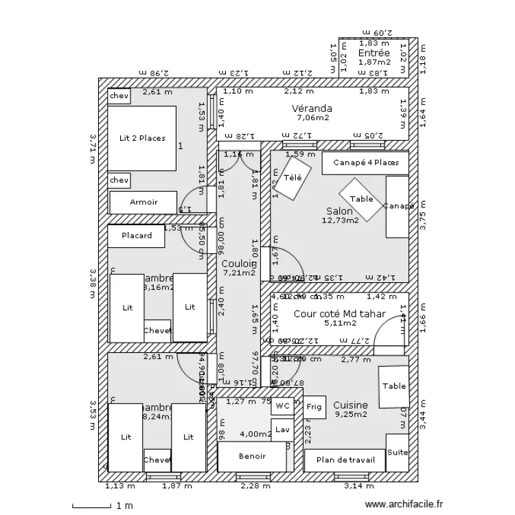 khoubaieb. Plan de 