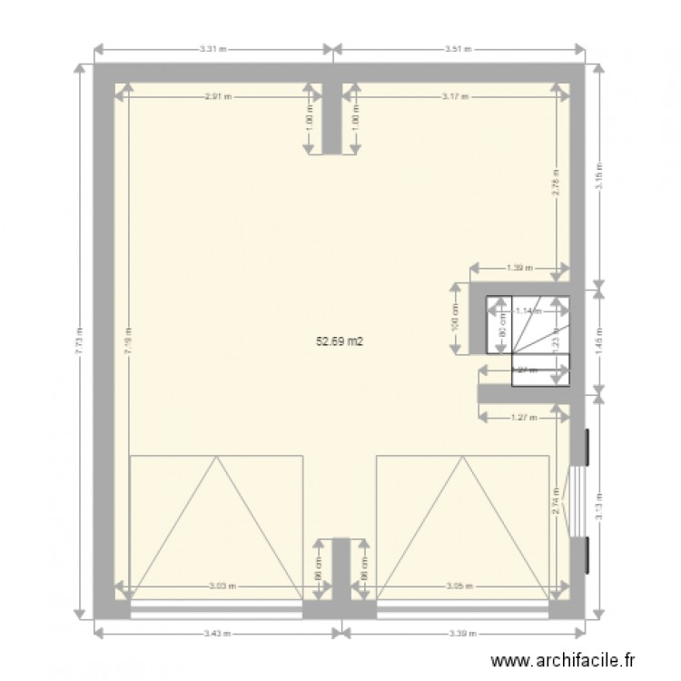 sous sol 3. Plan de 0 pièce et 0 m2