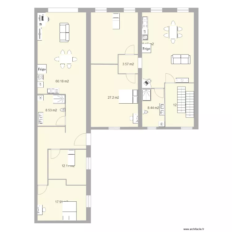 haxo 2&egrave;me. Plan de 