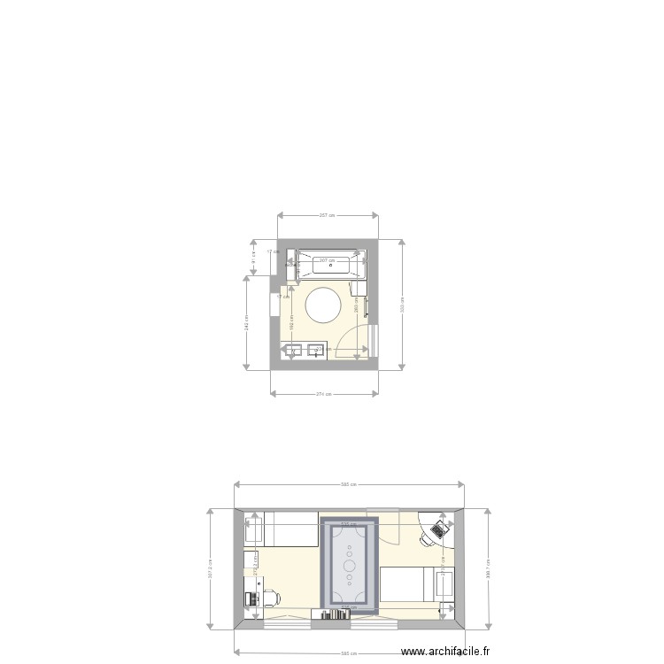 agencement ex sage. Plan de 0 pièce et 0 m2
