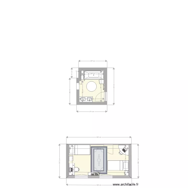 agencement ex sage. Plan de 
